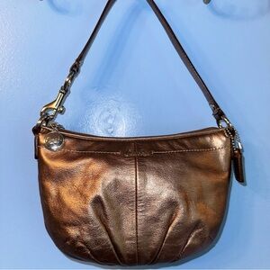 Brown mini Coach bag